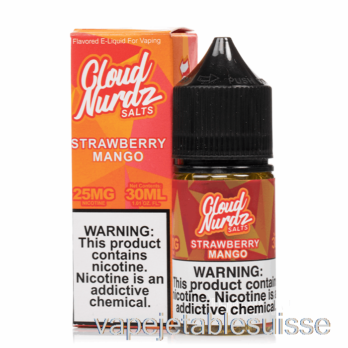 Vape Suisse Fraise Mangue - Sels Cloud Nurdz - 30ml 25mg
